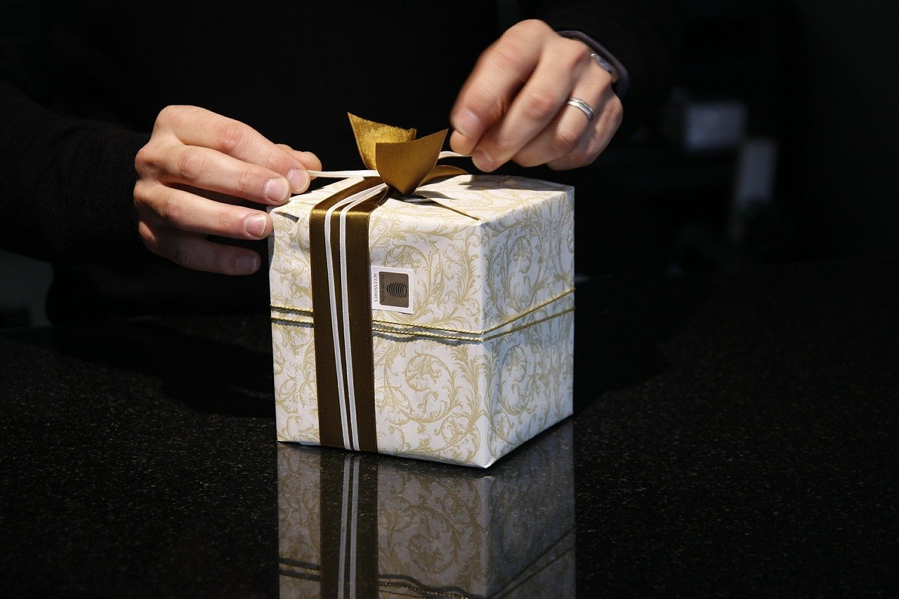 gift, packaging, loop